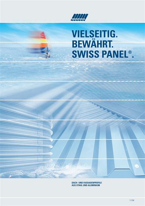 PDF Vielseitig bewährt swiss panel Montana Bausysteme AG PDF