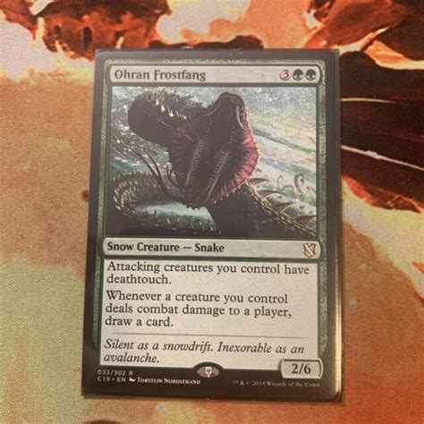 MTG Ohran Frostfang Commander 2019 033 302 Regular Rare For Sale Online