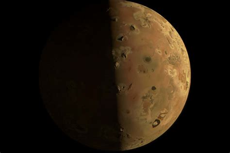 Extreme Closeup Of Jupiters Moon Io Captured By Juno Spacecraft