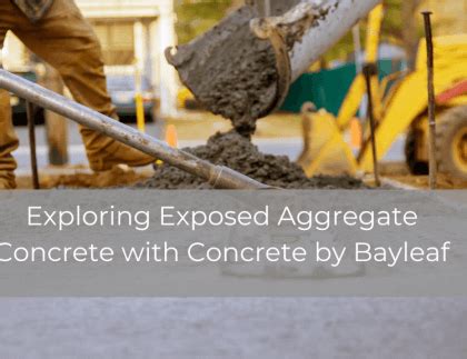 Learn About Exposed Aggregate Concrete Vs Stamped Concrete