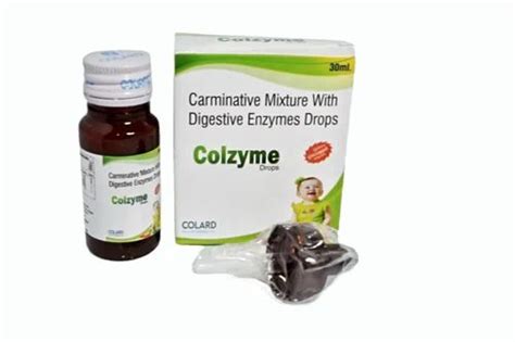 Carminative Mixture With Digestive Enzyme Drops For Commercial Ml