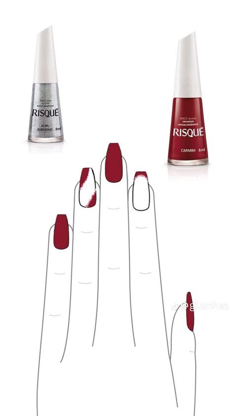 Pin Em Nailss Em Ideias Para Unhas Unhas Triangulares Unhas