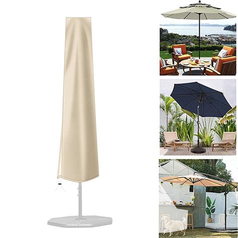 Umbrella Coveroxford Fabric Patio Umbrella Covers Waterproof With Zip