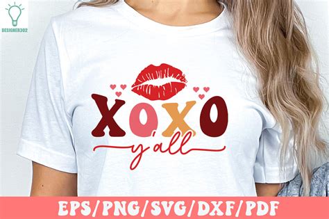 Xoxo Yall Retro Svg Graphic By Designer302 · Creative Fabrica