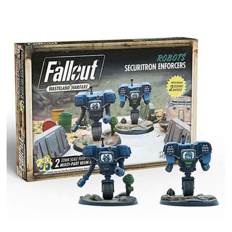 Fallout Wasteland Warfare Robots Securitron Enforcers Toys Toy