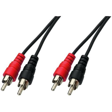 3 Metre Stereo Phono Plug To Phono Plug Audio Cable Connevans Electronics