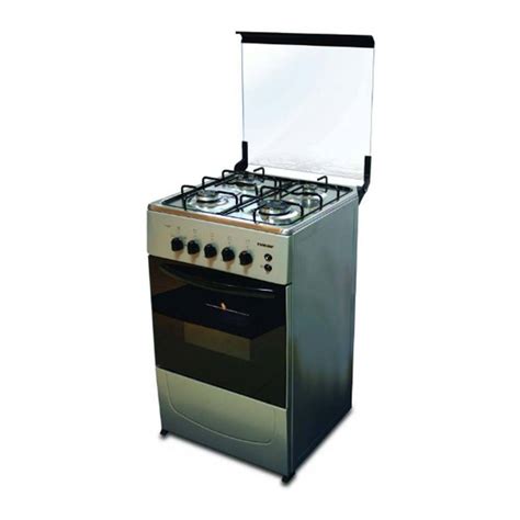 Nikai Gas Oven With 4 Burners Free Standing Silver U2110n5sa Buy Best Price In Uae Dubai