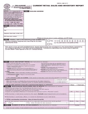 Fillable Online Census A R P M S D ERC FORM SM 44 00 BE CURRENT