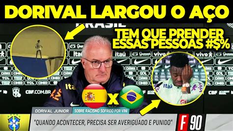 COLETIVA DORIVAL JUNIOR ESPANHA X BRASIL YouTube