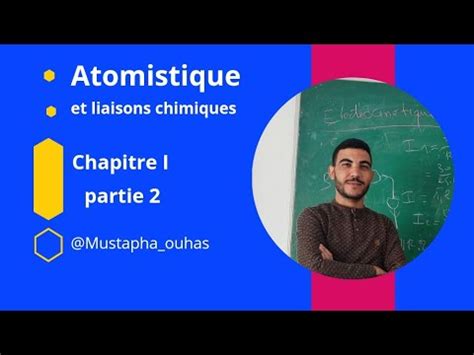 Atomistique Et Liaisons Chimiques Liaisons Chimiques Chapitre I