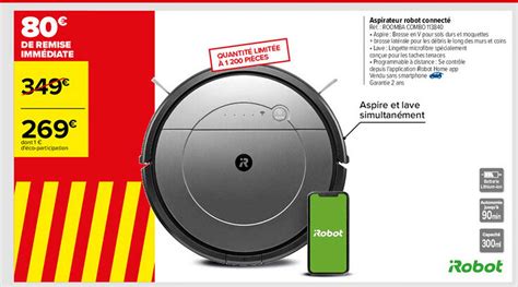 Promo Aspirateur Robot Connect Chez Carrefour Icatalogue Fr