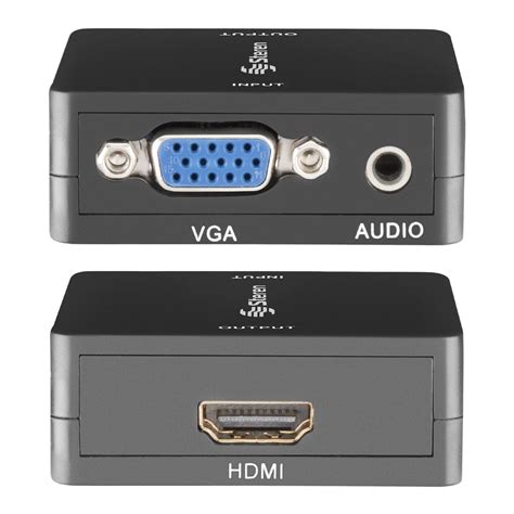 Convertidor De Vga A Hdmi Con Audio 35mm 1080p Steren Macro