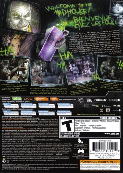 Tgdb Browse Game Batman Arkham Asylum