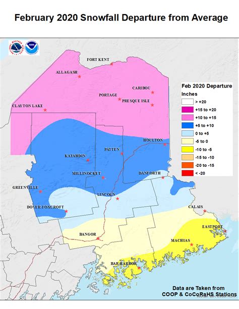 Monthly and Seasonal Snow Maps