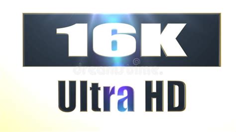 16K - Display Resolution - Computer Generated Image 3D Render Stock Footage - Video of high ...