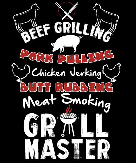 Grilling Beef Grilling Pork Pulling Chicken Jerking Butt Rubbing Meat