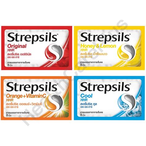 Strepsils สเตร็ปซิล ยาอมบรรเทาอาการเจ็บคอ 1 ซอง Beecost