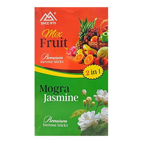 Eco Friendly Mix Fruit And Mogra Jasmine Premium Incense Sticks At Best