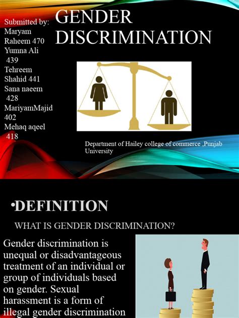 Gender Discrimination | PDF | Discrimination | Gender