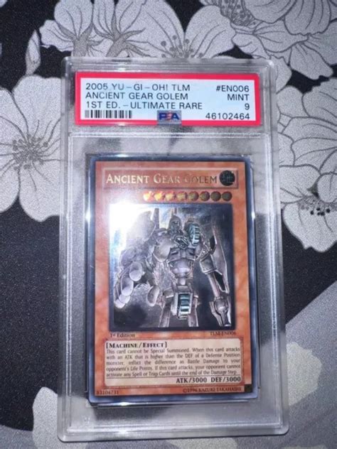 Yu Gi Oh Ancient Gear Golem Tlm En St Ultimate Rare Bgs Mint