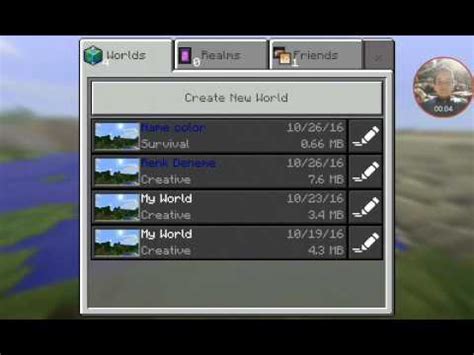 Minecraft Pe Renkli Yaz Yazma Youtube