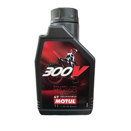 MOTUL 300V FACTORY LINE 15W60 OFF ROAD 4T FULL SYNTHETIC ENGINE OIL