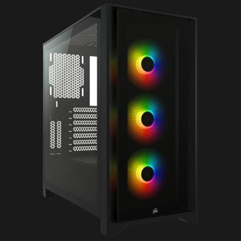 Corsair Icue X Rgb Tempered Glass Mid Tower Atx Case Black