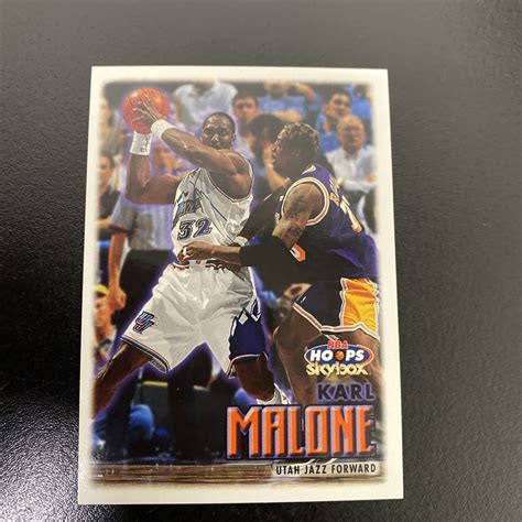 Skybox Hoops Karl Malone Utah Jazz Basketball Card Ebay