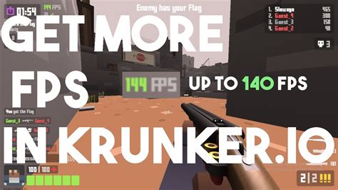 How To Get More Fps In Krunker Youtube