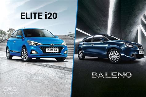 Hyundai Elite I Vs Maruti Baleno Specs Compared