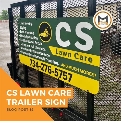 Cs Lawn Care Sign Mad Creative Concepts