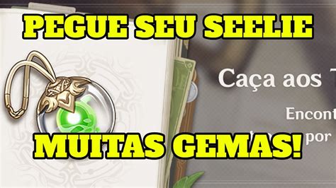 PEGUEI SEU SEELIE NOVO EVENTO CAÇA AOS TESOUROS MUITAS GEMAS