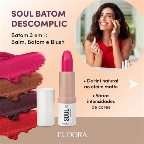 Batom Efeito Natural Soul Descomplic G Shopee Brasil