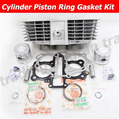 Motorcycle Cylinder Piston Ring Gasket Kit For Honda Cb Two Fifty