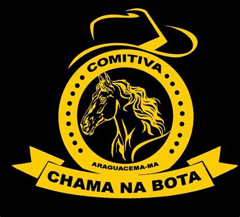 Logo Comitiva Cavalo Chama Na Bota