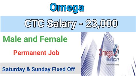 Omega Health Care Is Hiring Salary Tamil Careers