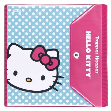 Hello Kitty Trapper Keeper 15 Inch Binder By Mead 3 Ring