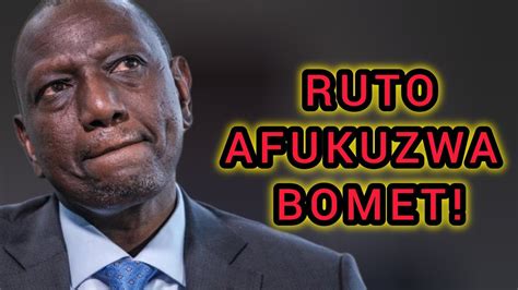 PRESIDENT RUTO HECKLED AND CHASED LIKE A BURUKENGE AT HIS HOME TOWN IN