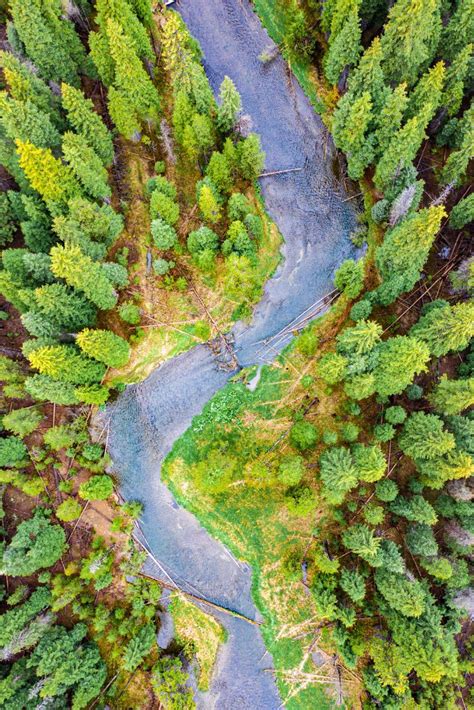 Mountain Creek Aerial Photography Landscape Photography Nature Pictures