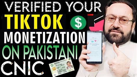 Tiktok Monetization Verification On Pakistani CNIC Tiktok