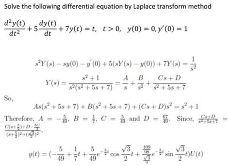 Solved Solve The Following Differential Equation Using Chegg