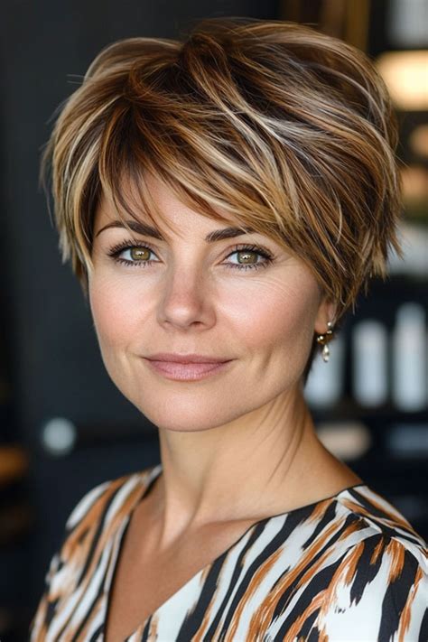 50 Trendy Pixie Haircuts For Women Over 50 Honey Blonde Pixie With