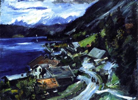 Walchensee Serpentine Painting Lovis Corinth Oil Paintings