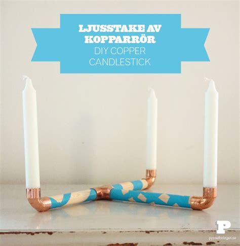 DIY Candelabra Ljusstakar Pyssel för barn För barn