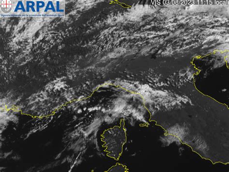 Meteo Arpal Dirama L Allerta Gialla Per Temporali Sul Centro Ponente