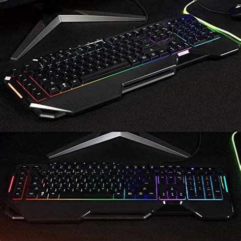 DELUX K9600 RGB Low Sound Membrane Gaming Keyboard With Rainbow LED