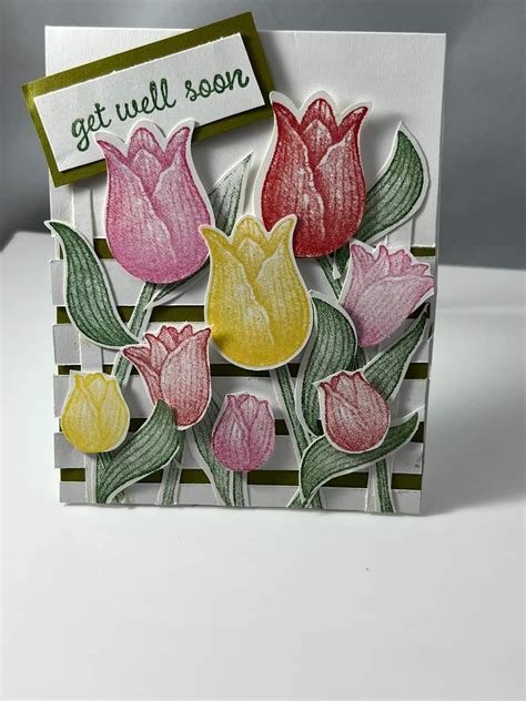 Fun Fold Cards Folded Cards Tulips Card Pocket Scrapbooking Fancy