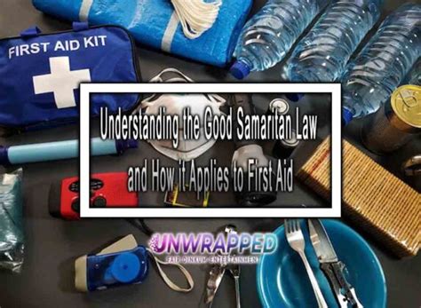 Understanding The Good Samaritan Law And How It Applies To First Aid