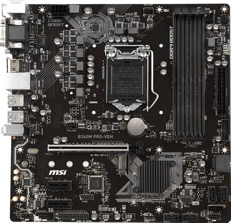 Msi B M Pro Vdh Motherboard Specifications On Motherboarddb