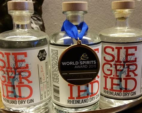 And The Winner Is Siegfried Gin From Bonn Germany World Of